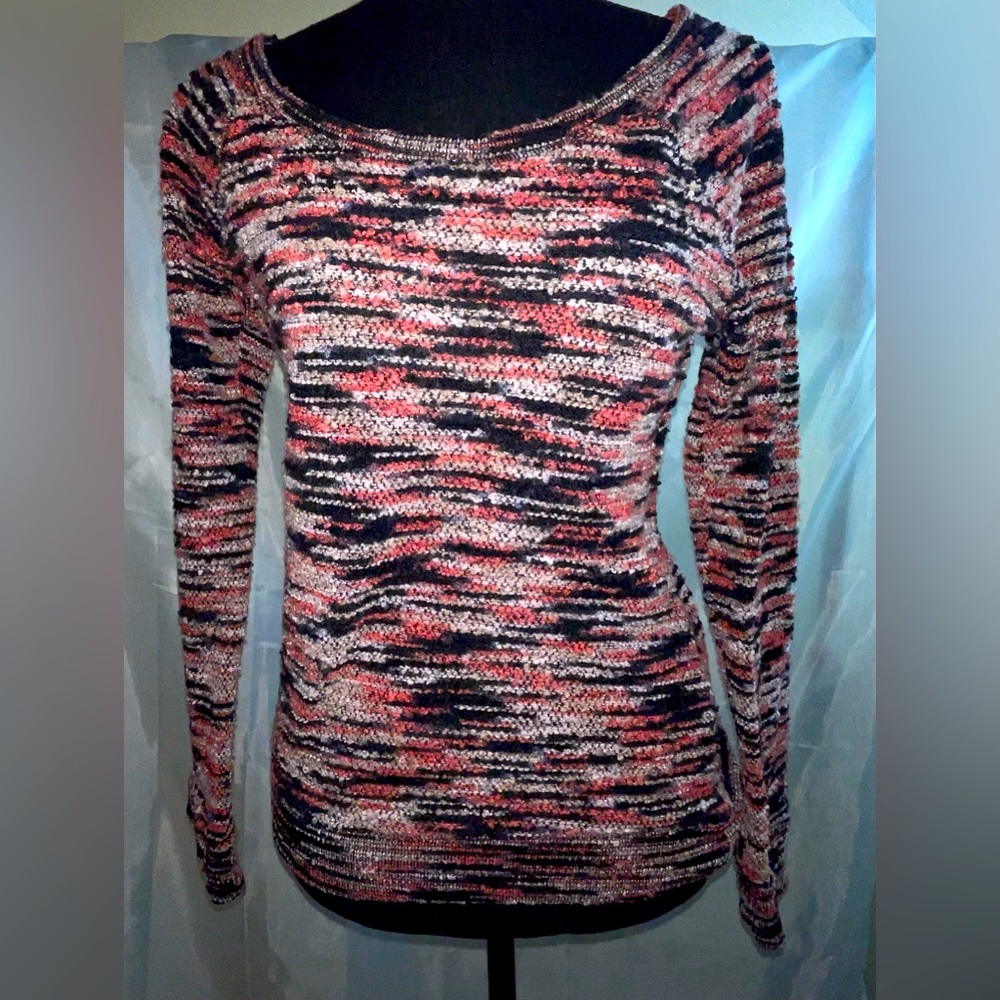 Maurices colorful sweater. Good condition, very well kept.
